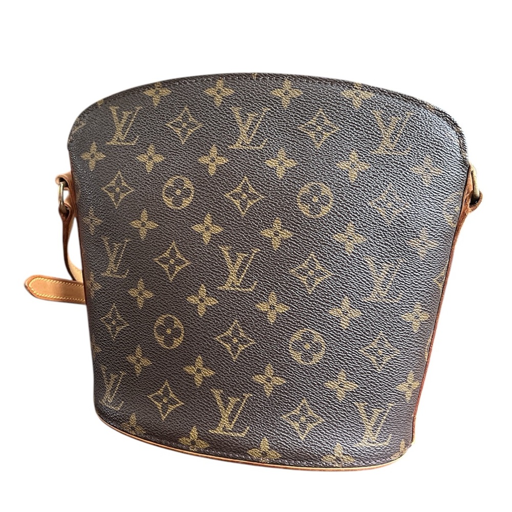 Louis Vuitton Brown Monogram Drouot Crossbody Bag - Picture 2 of 7